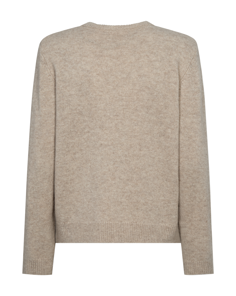 Freequent Winka Pullover Silver Mink Melange Beige
