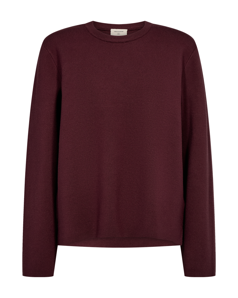 Freequent Drew Pullover Port Royale Rød