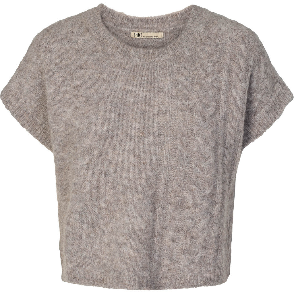 PBO Meri Kadla Strik Vest Warm Iron