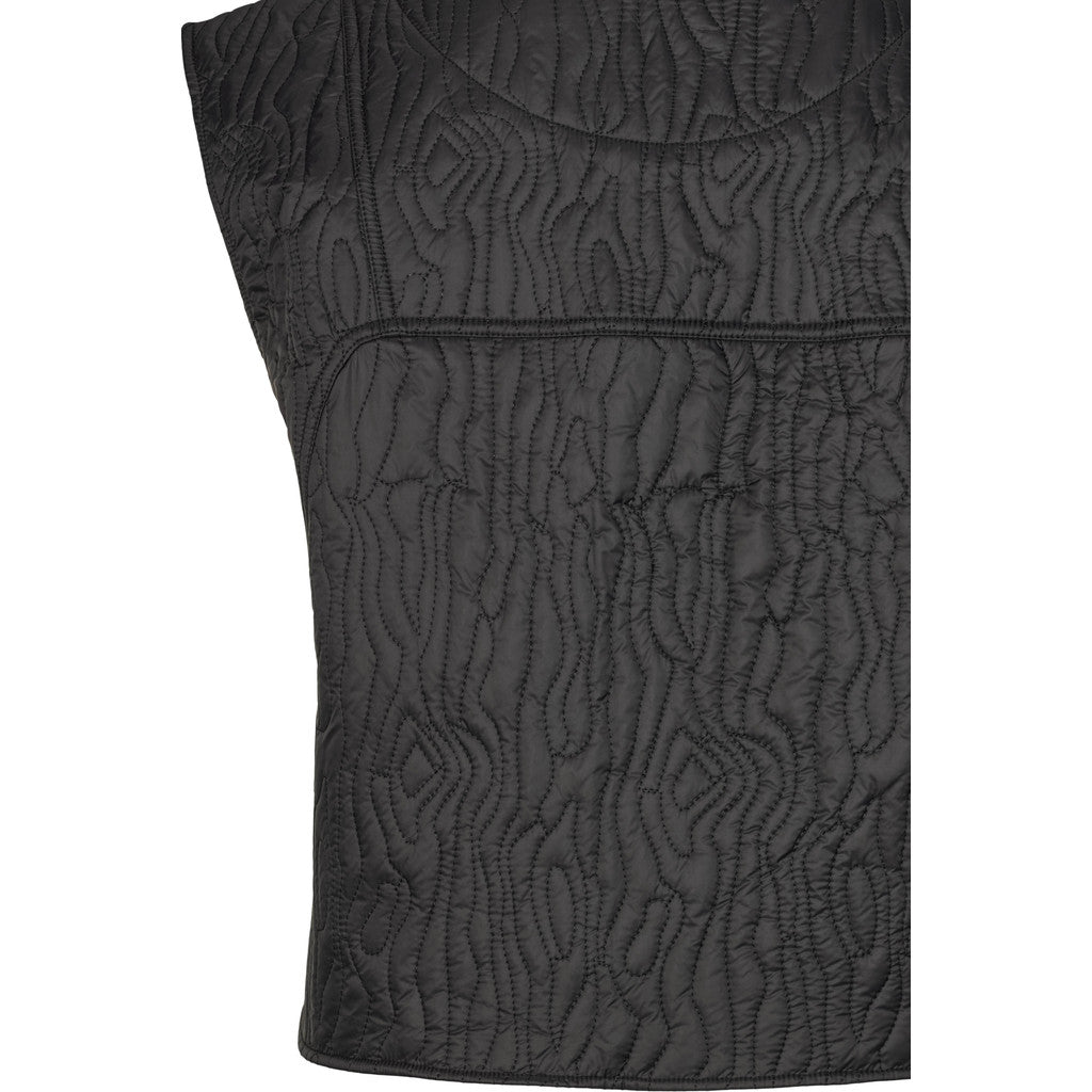 PBO Puffy Timber Vest Sort