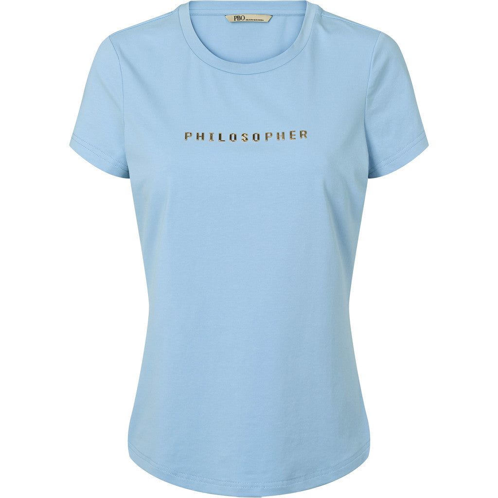PBO Philosopher T-shirt Kortærmet Tapestry Blå