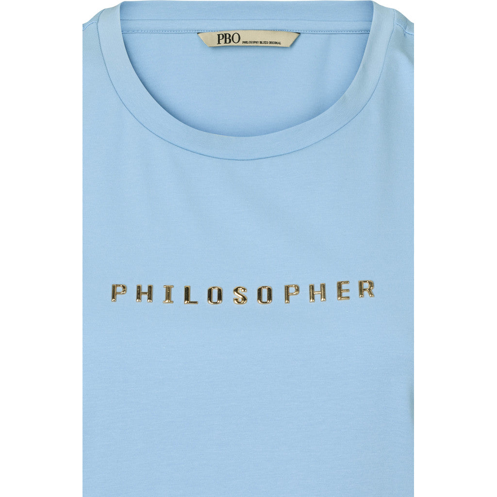 PBO Philosopher T-shirt Kortærmet Tapestry Blå