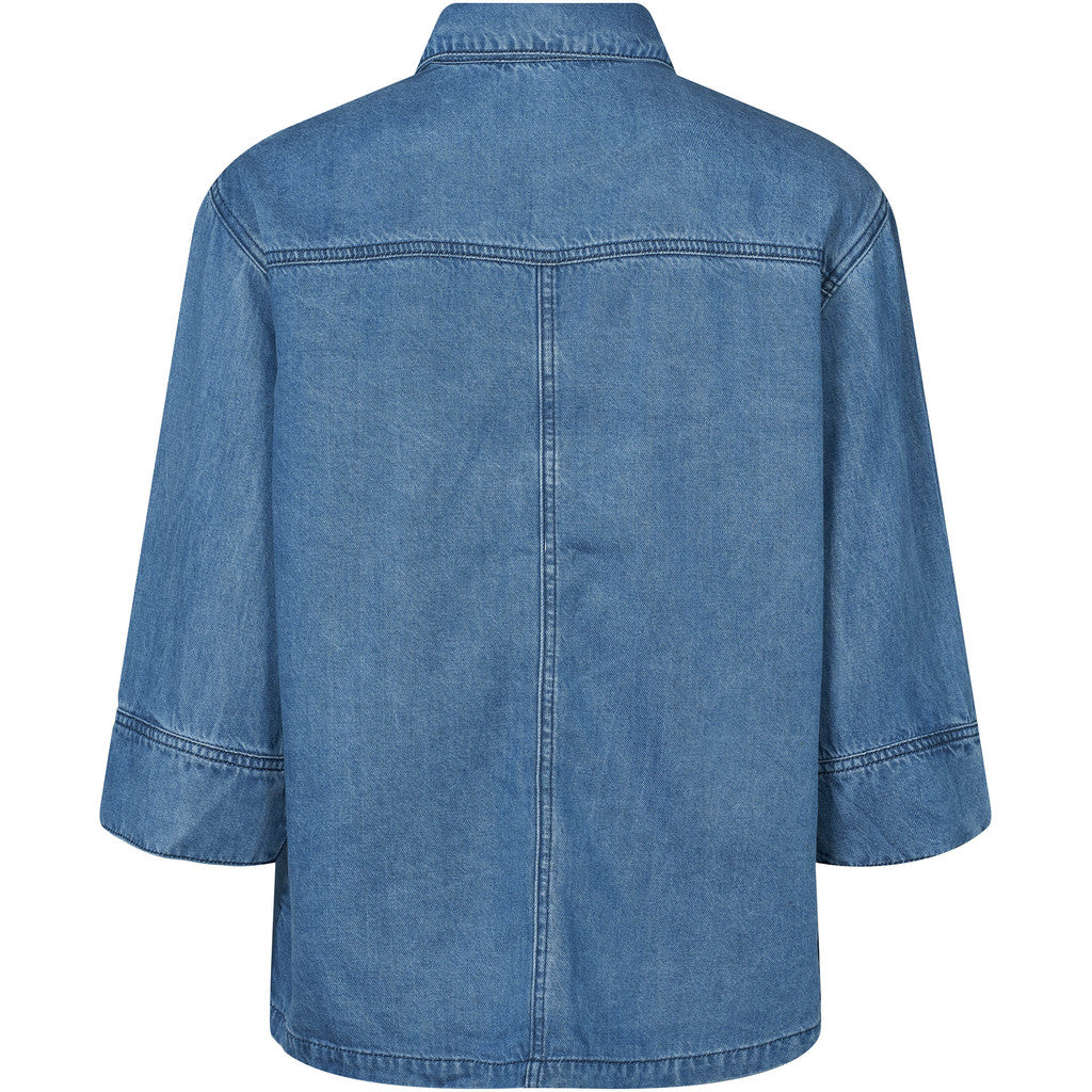 PBO Kao Bluse Denim Blå