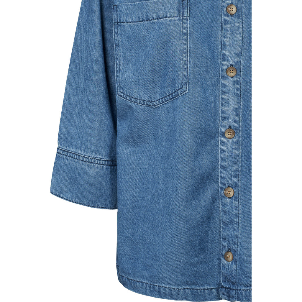 PBO Kao Bluse Denim Blå