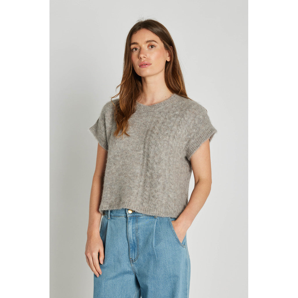 PBO Meri Kadla Strik Vest Warm Iron