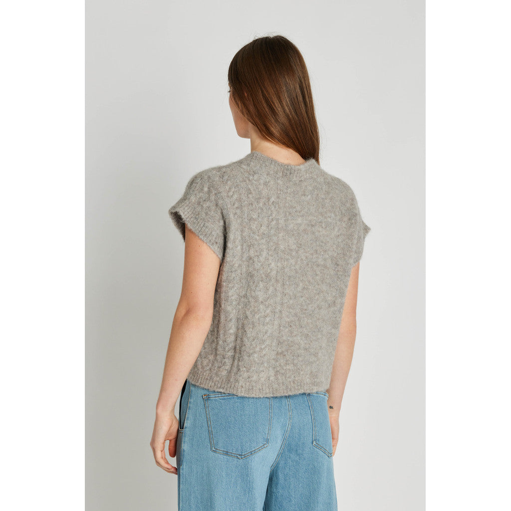 PBO Meri Kadla Strik Vest Warm Iron