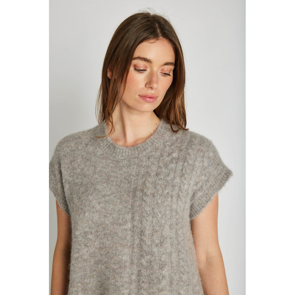 PBO Meri Kadla Strik Vest Warm Iron