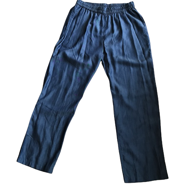 Gaspar Helsinki Bukser Blå Tencel