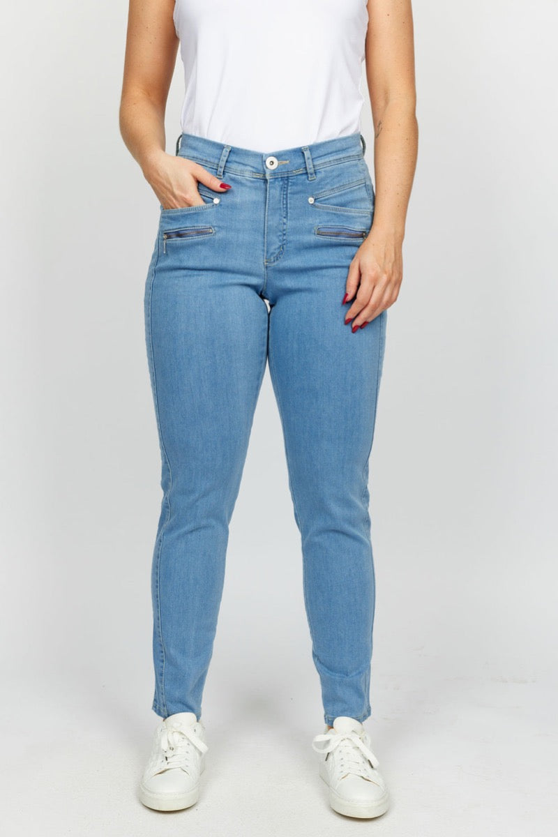 2 Biz Rany Buks Lys Denim Blå