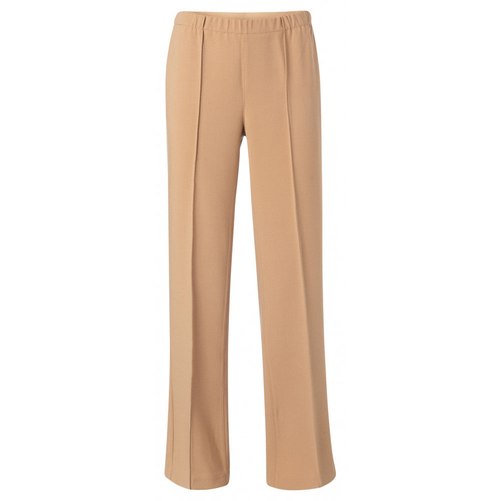 Yaya Relaxed Trousers wide Legs and pintucks