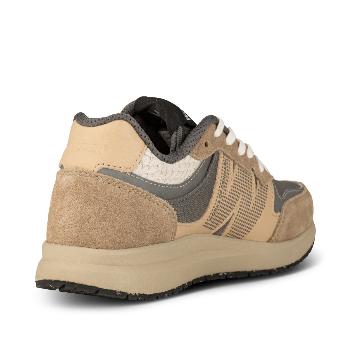 WODEN Rigmor Reflective Sneak Silver Mink