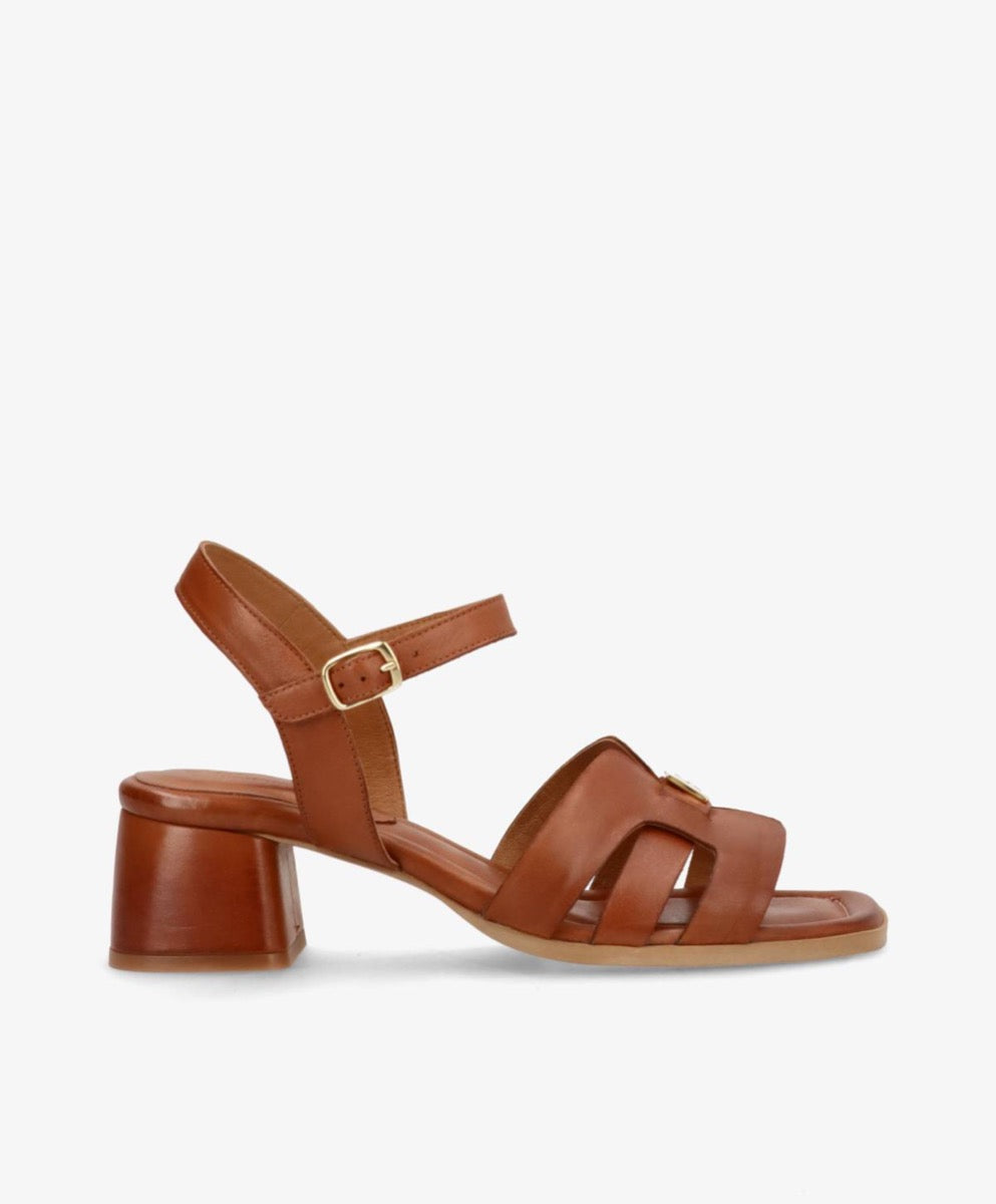 ShoeDesign RONDA Leather Sandal Brandy Brun