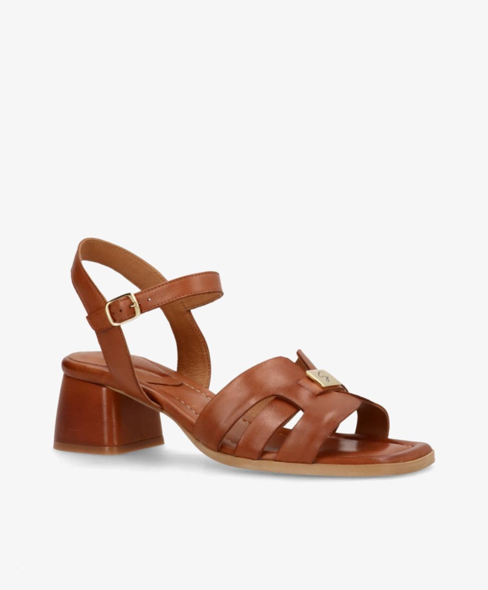 ShoeDesign RONDA Leather Sandal Brandy Brun