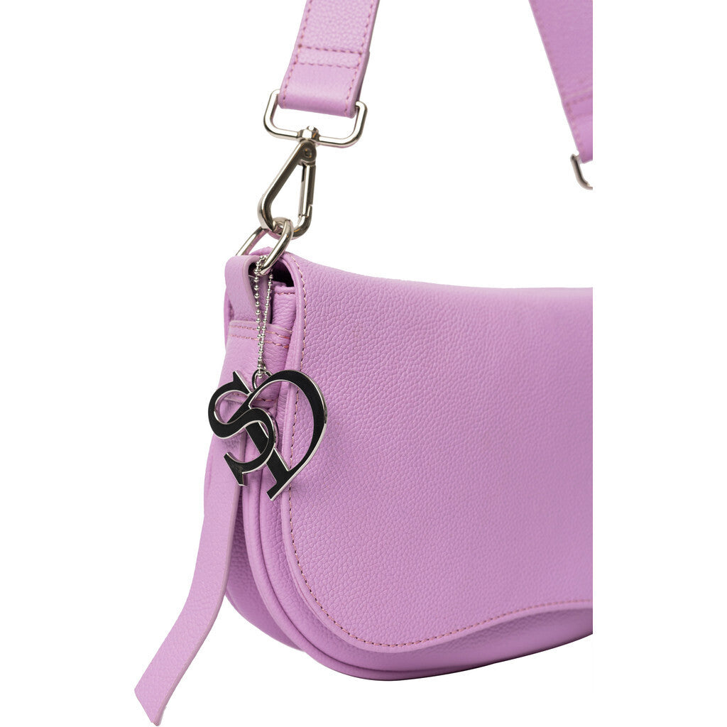STYLISM 62 Læder Crossover Taske Baby Pink