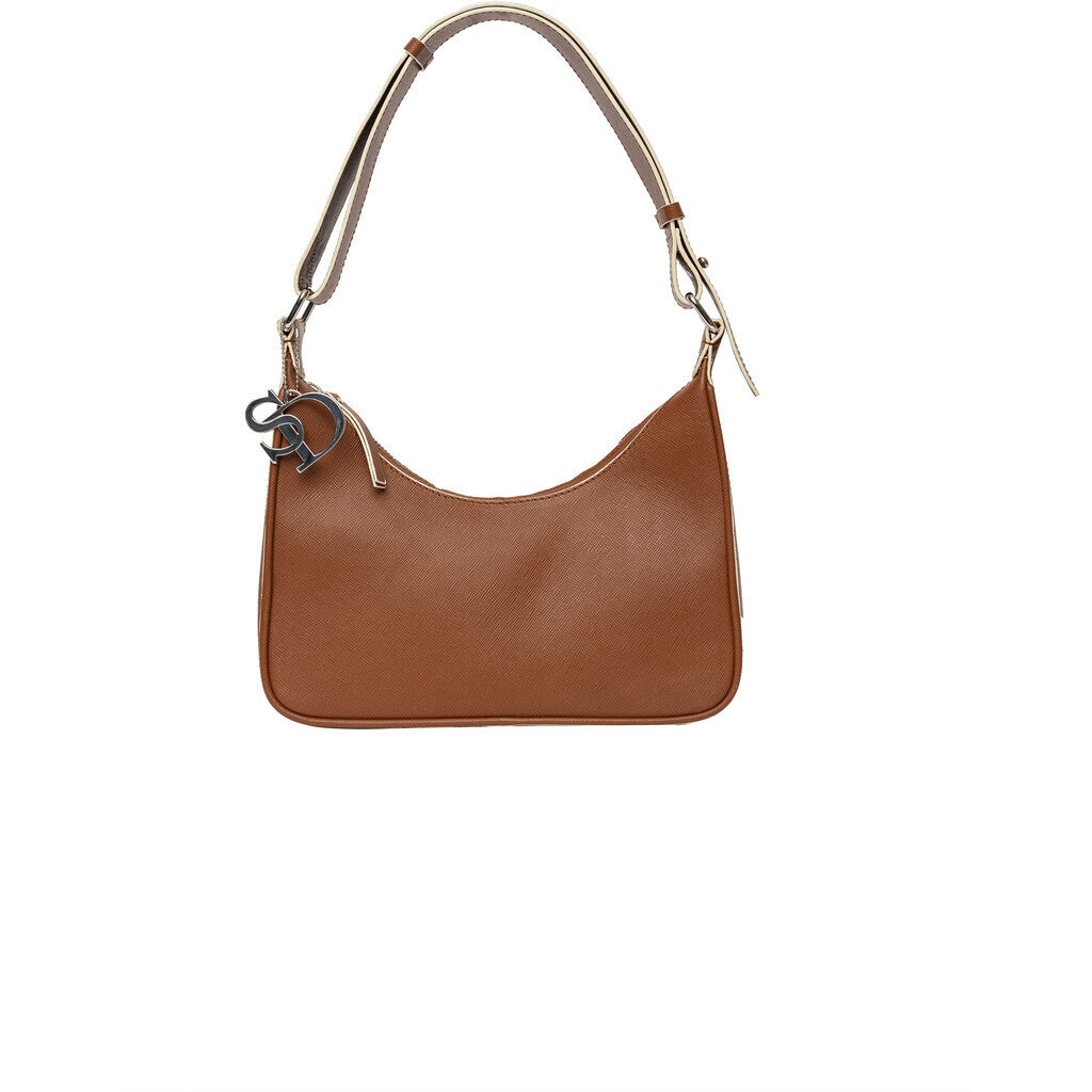 STYLISM 68 Læder Skulder Taske Cognac
