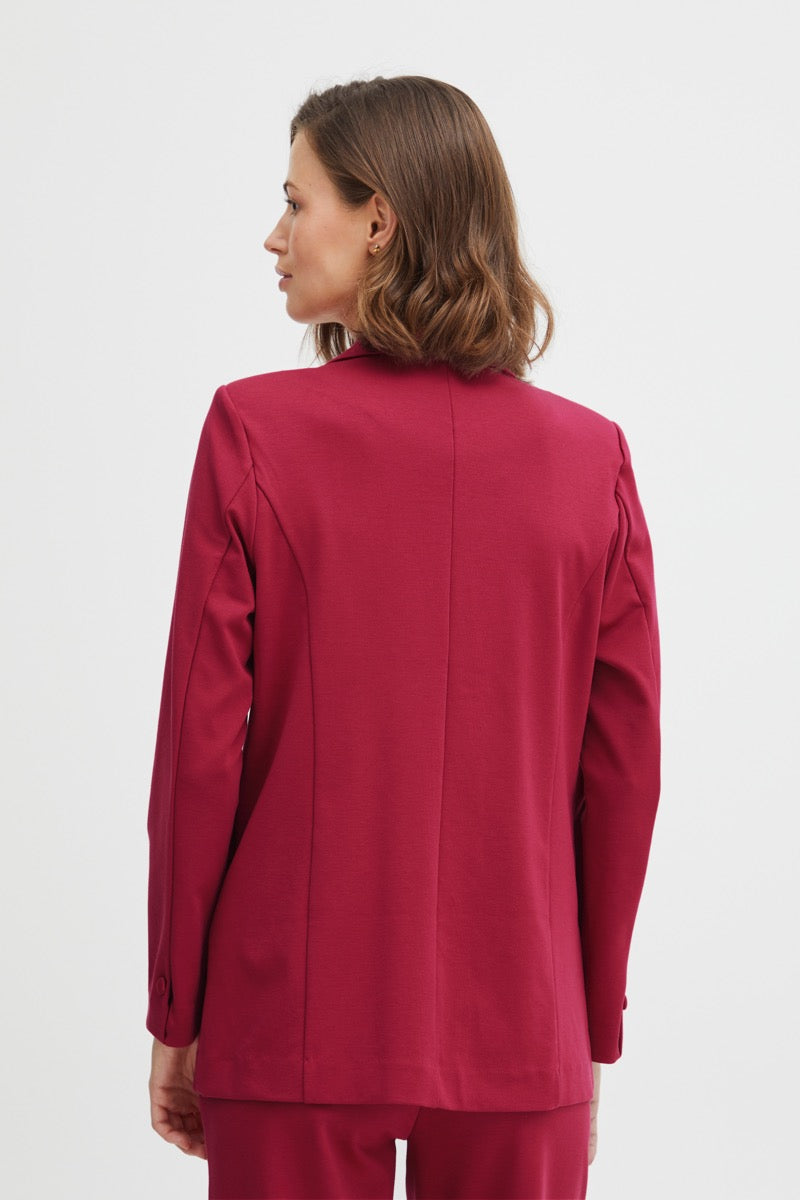 Fransa Anya Blazer 1 Sangria Pink