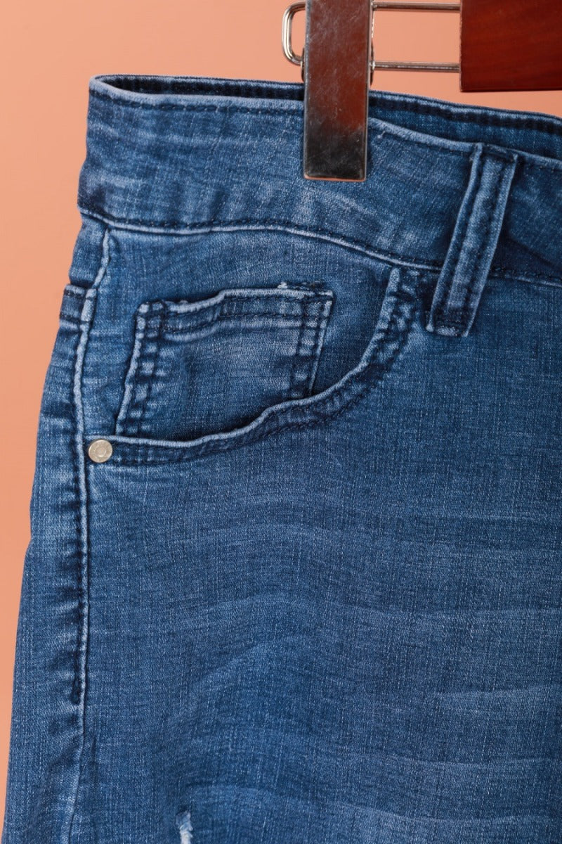 Löwenstein BELLE Shorts Raw Denim Blå