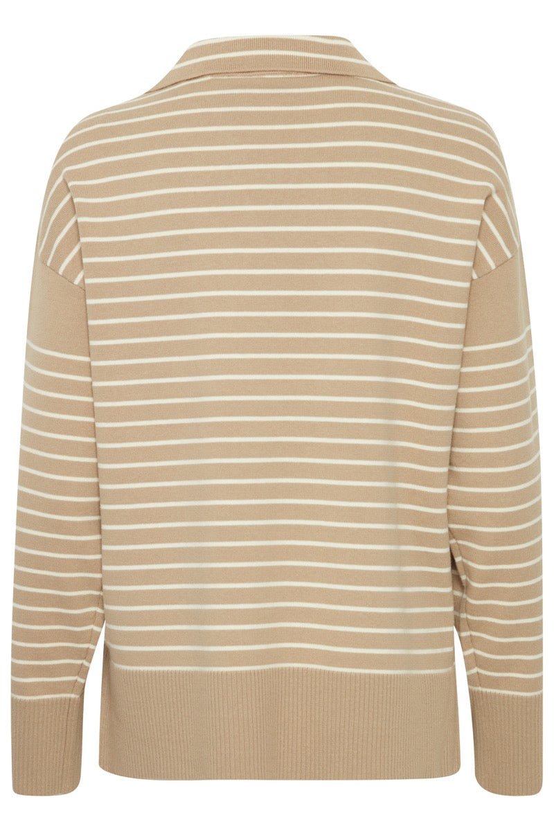 Fransa Carmen Pullover 1 Sølv Brun