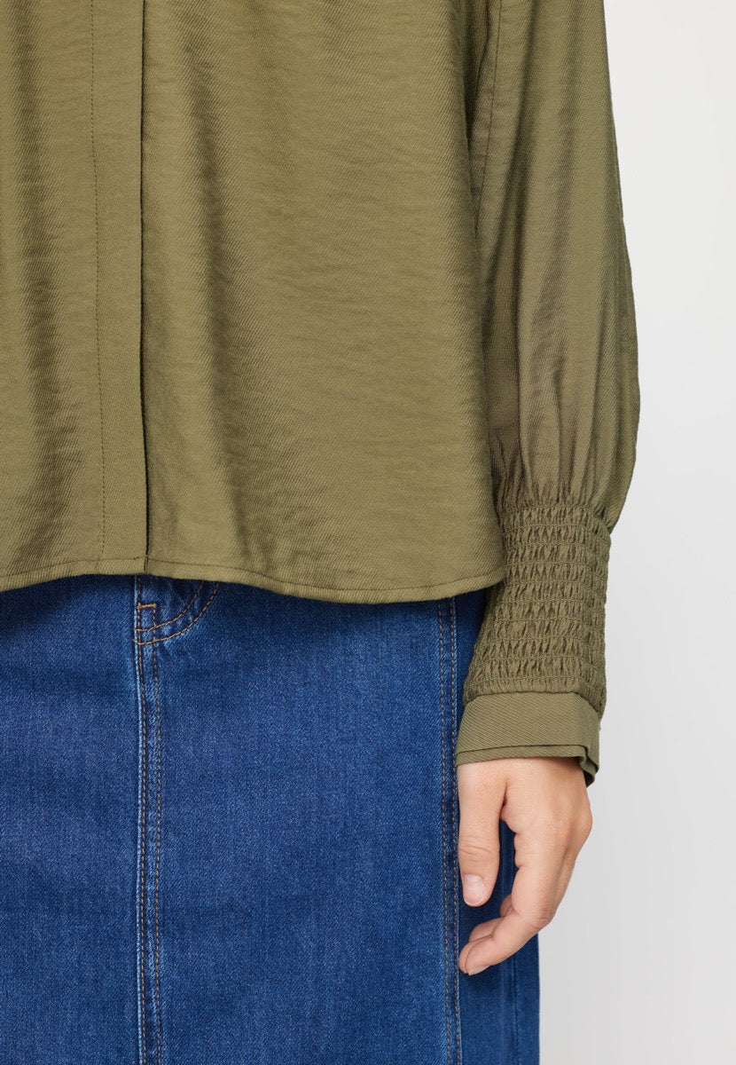 Soft Rebels Tasha Skjorte Burnt Olive Grøn