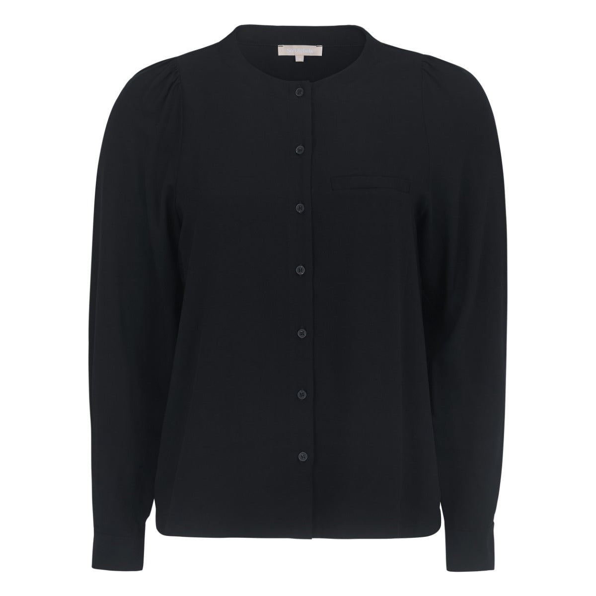 Soft Rebels Karla O Neck Skjorte Sort
