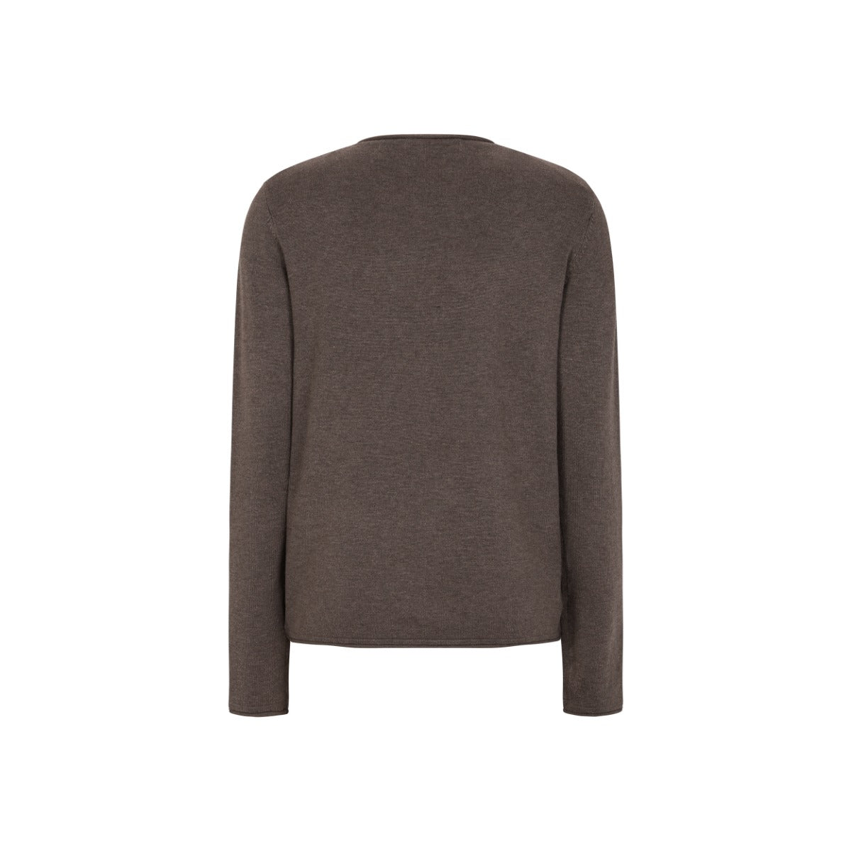Soft Rebels Marla Strik O-Neck Roll Coffee Brun