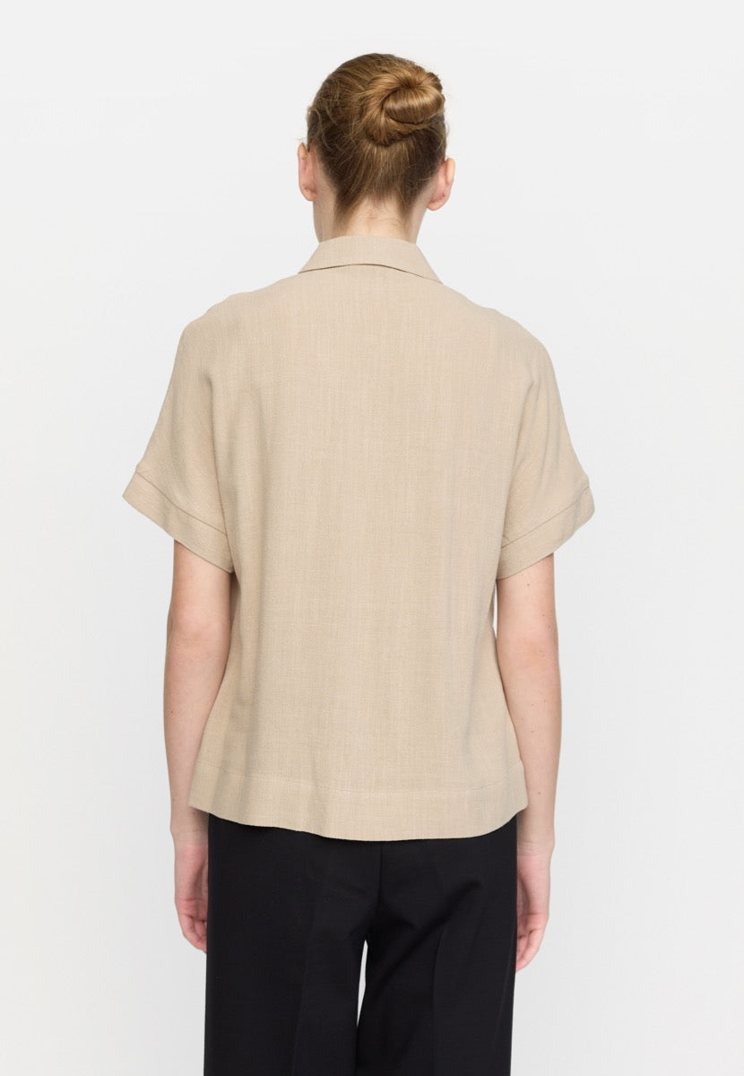 Soft Rebels Samantha Freedom SS Skjorte Crockery Beige