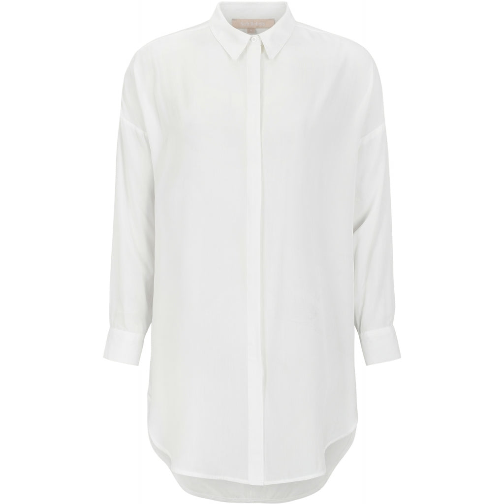 Soft Rebels Freedom LS Lang Skjorte Snow White