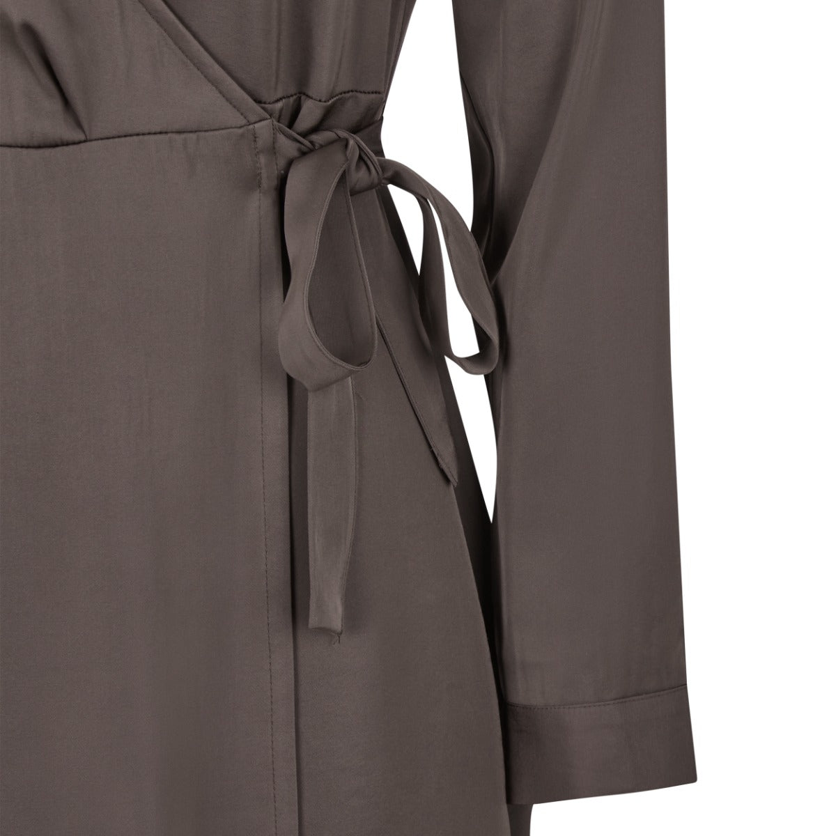 Soft Rebels Ellie Wrap Kjole Brun