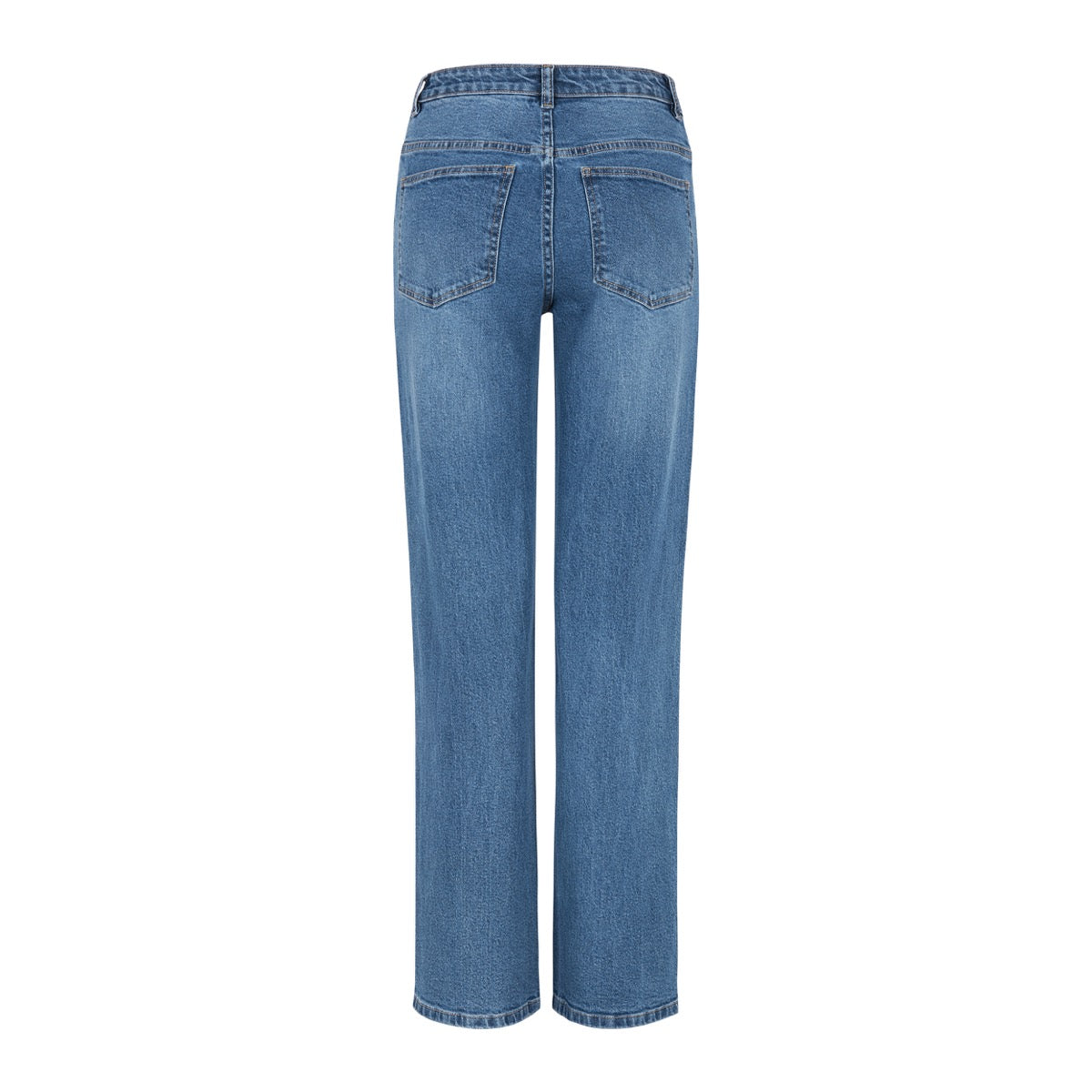 Soft Rebels Willa Midwaist Wide Jeans True Blå