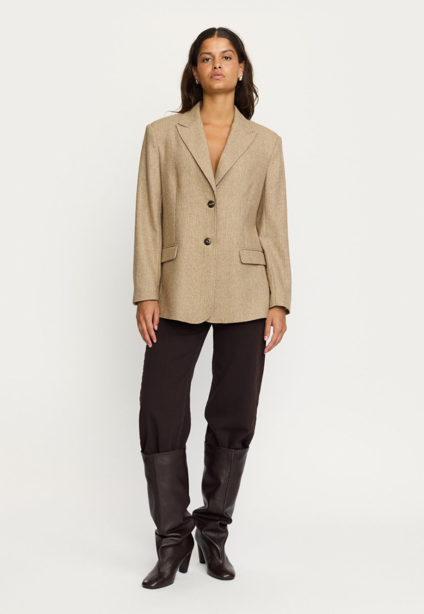 Soft Rebels Greta Loose Blazer Toasted Coconut Sand