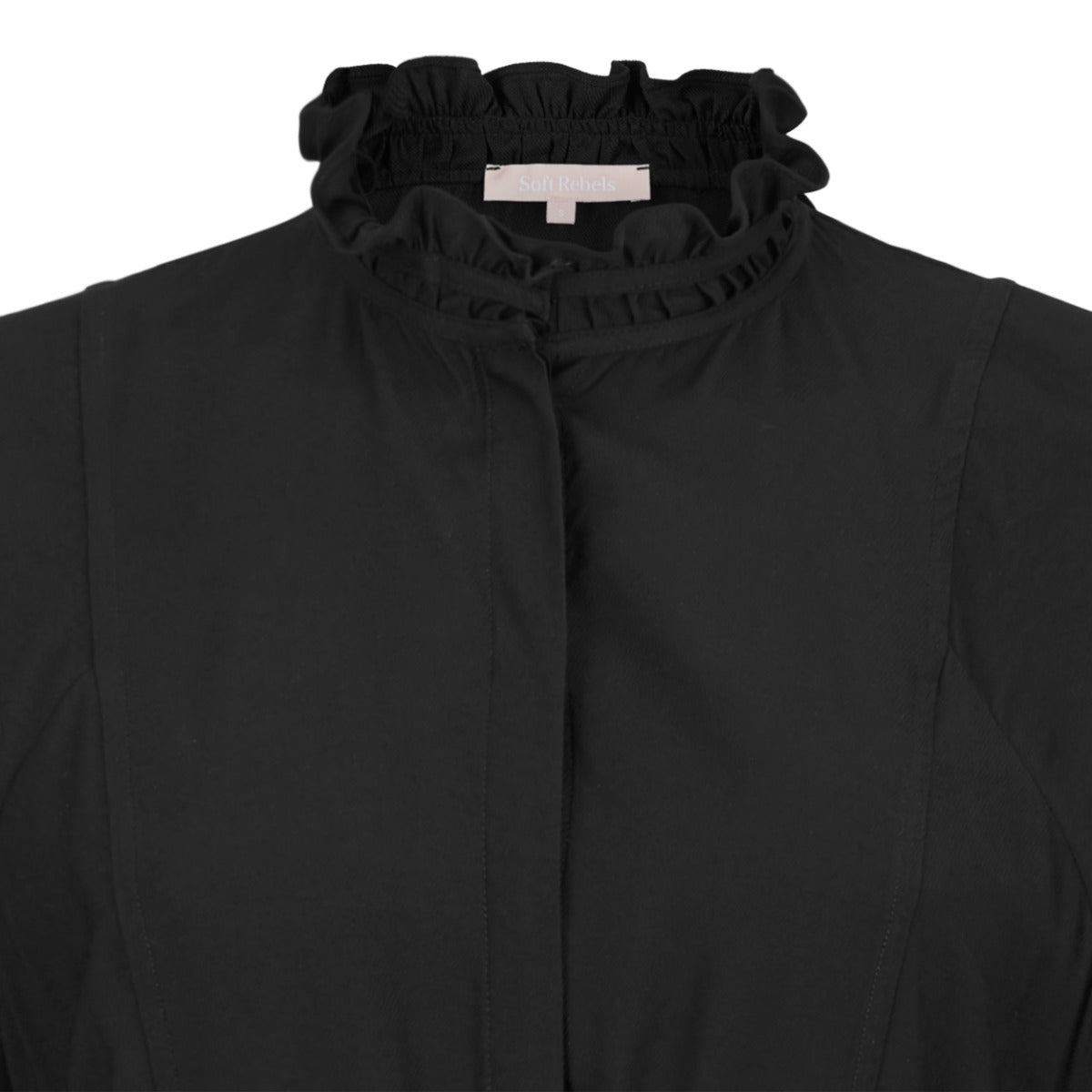 Soft Rebels Avalina Midi Kjole Sort