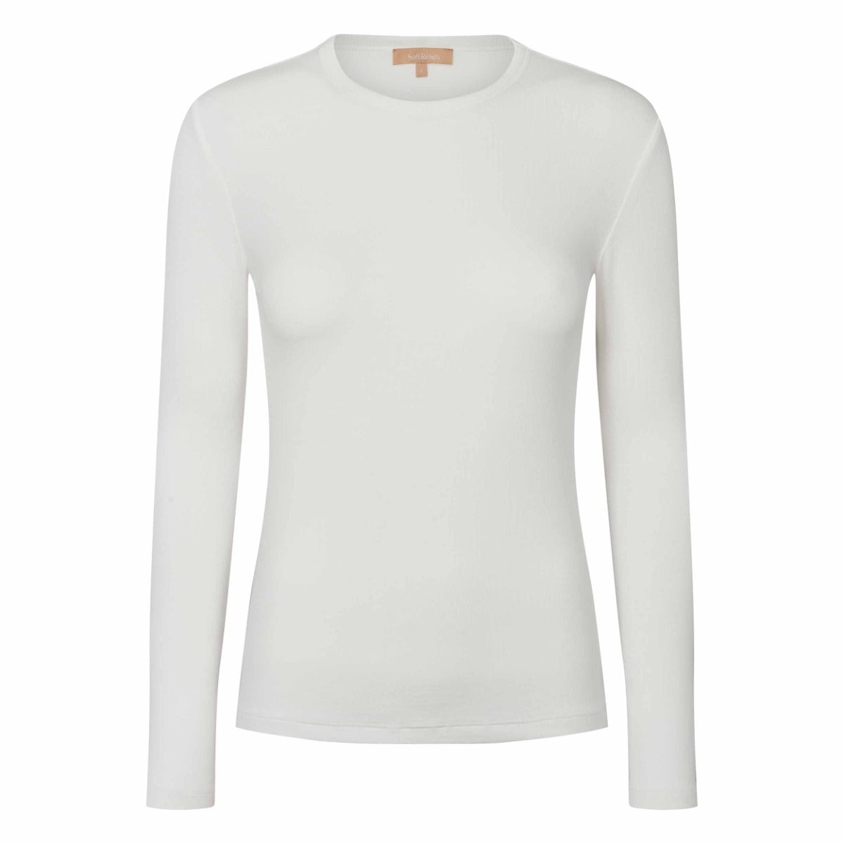 Soft Rebels Fenja O Neck Top Sne Hvid