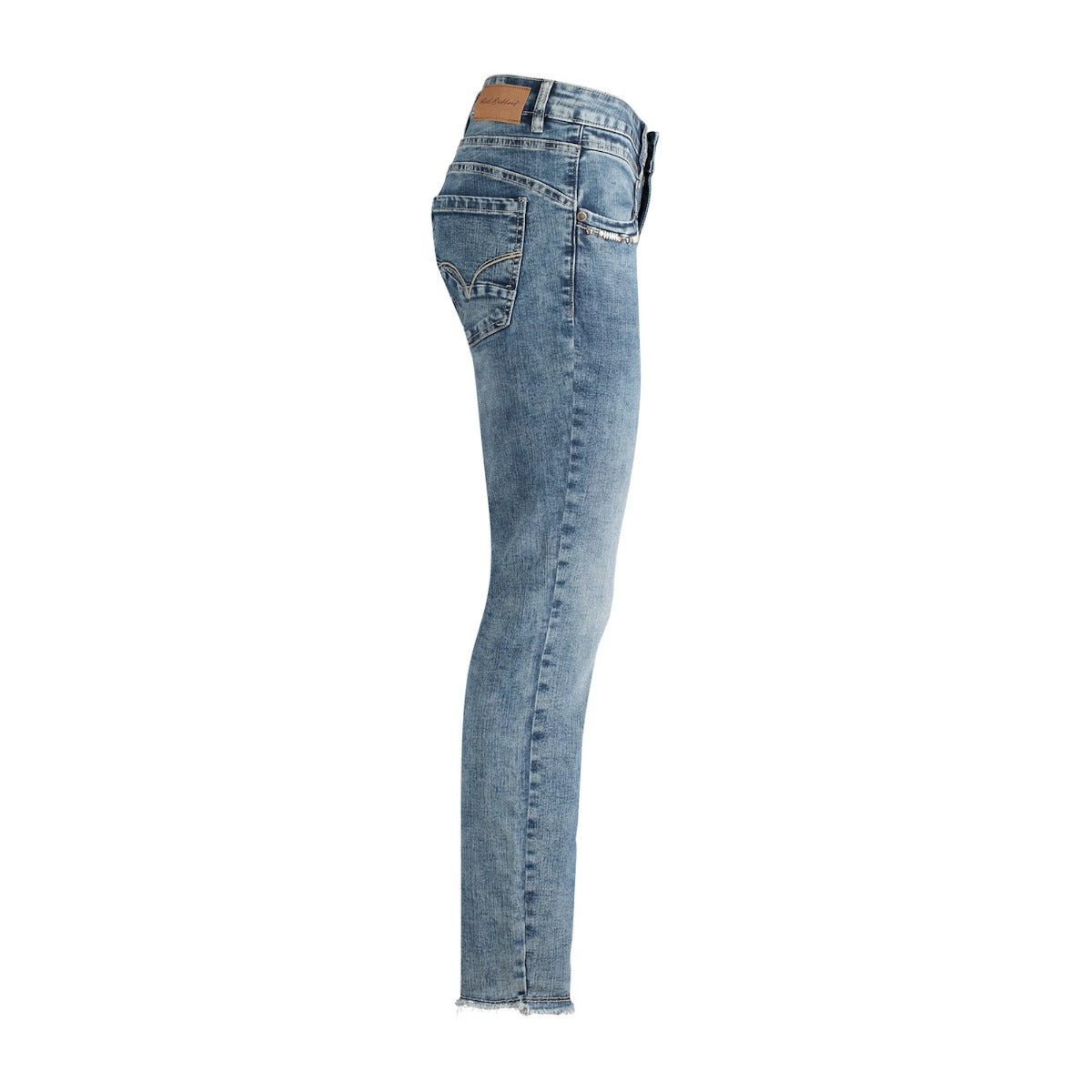 Red Button Sissy Jeans Broderi Blå Denim