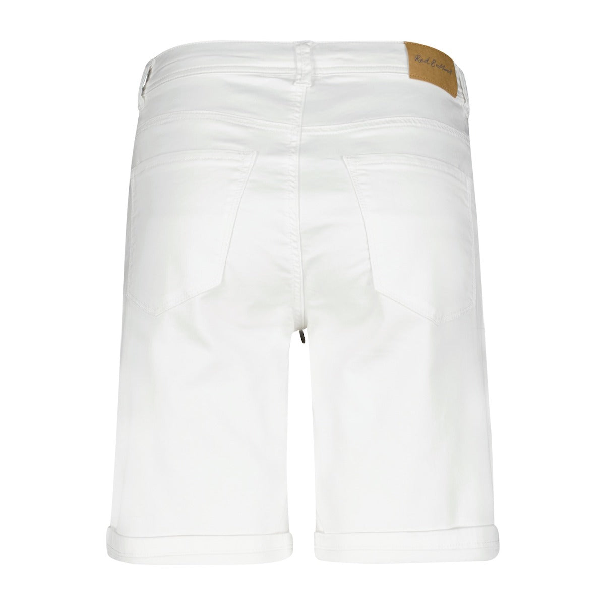 Red Button Relax Shorts Jog Hvid