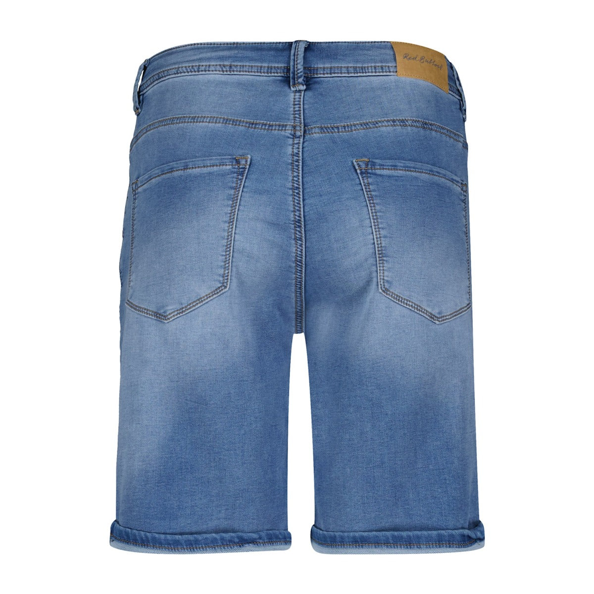 Red Button Relax Shorts Jog Blå Stone Used