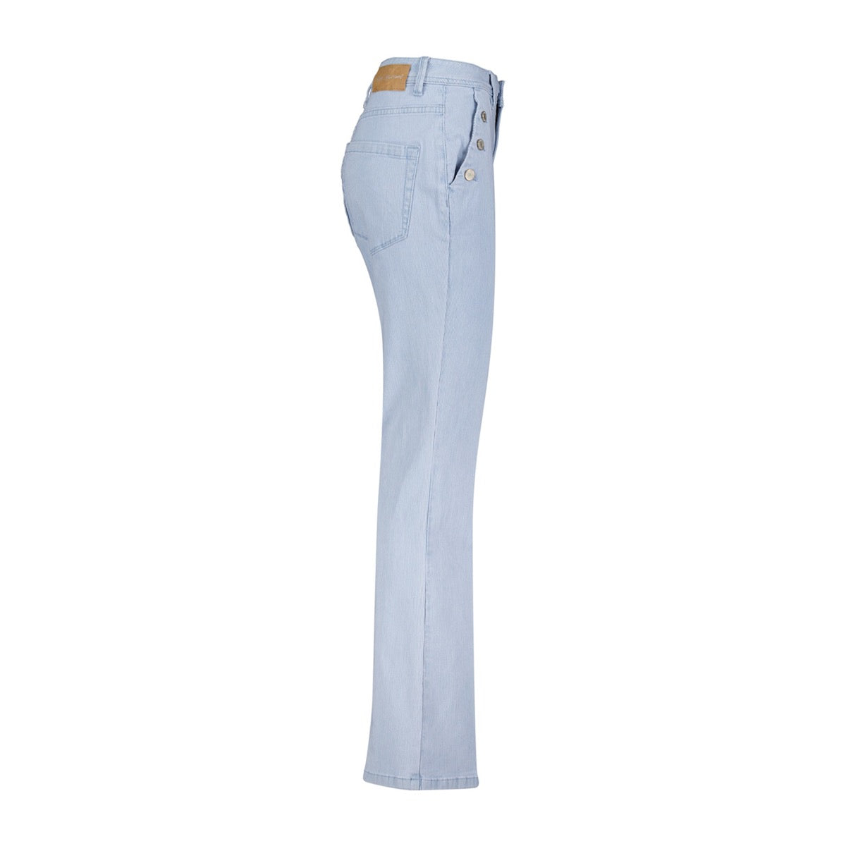 Red Button Bibette Denim Buks Stripe Bleach Blå