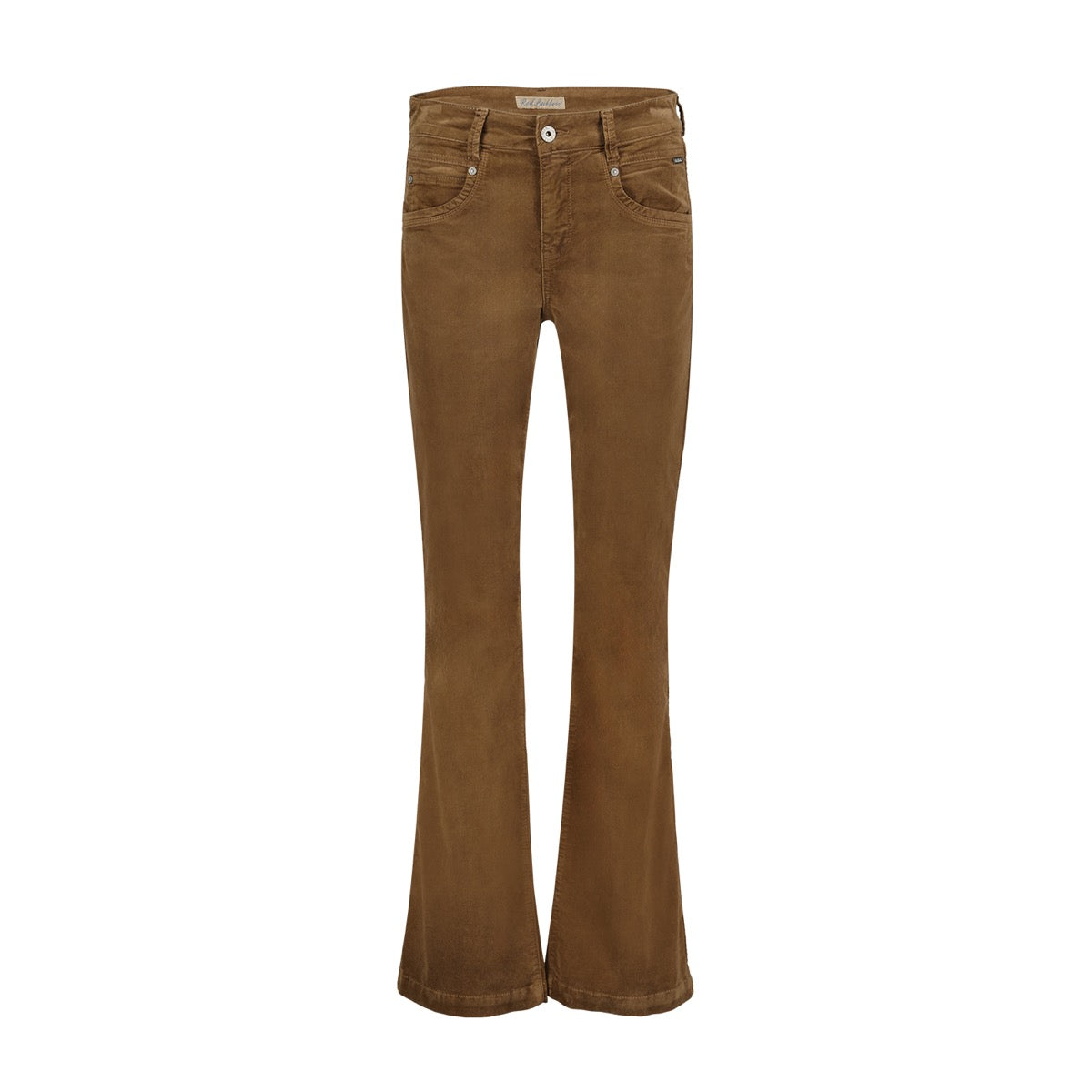 Red Button Bibette Buks Velvet High Rise Cognac