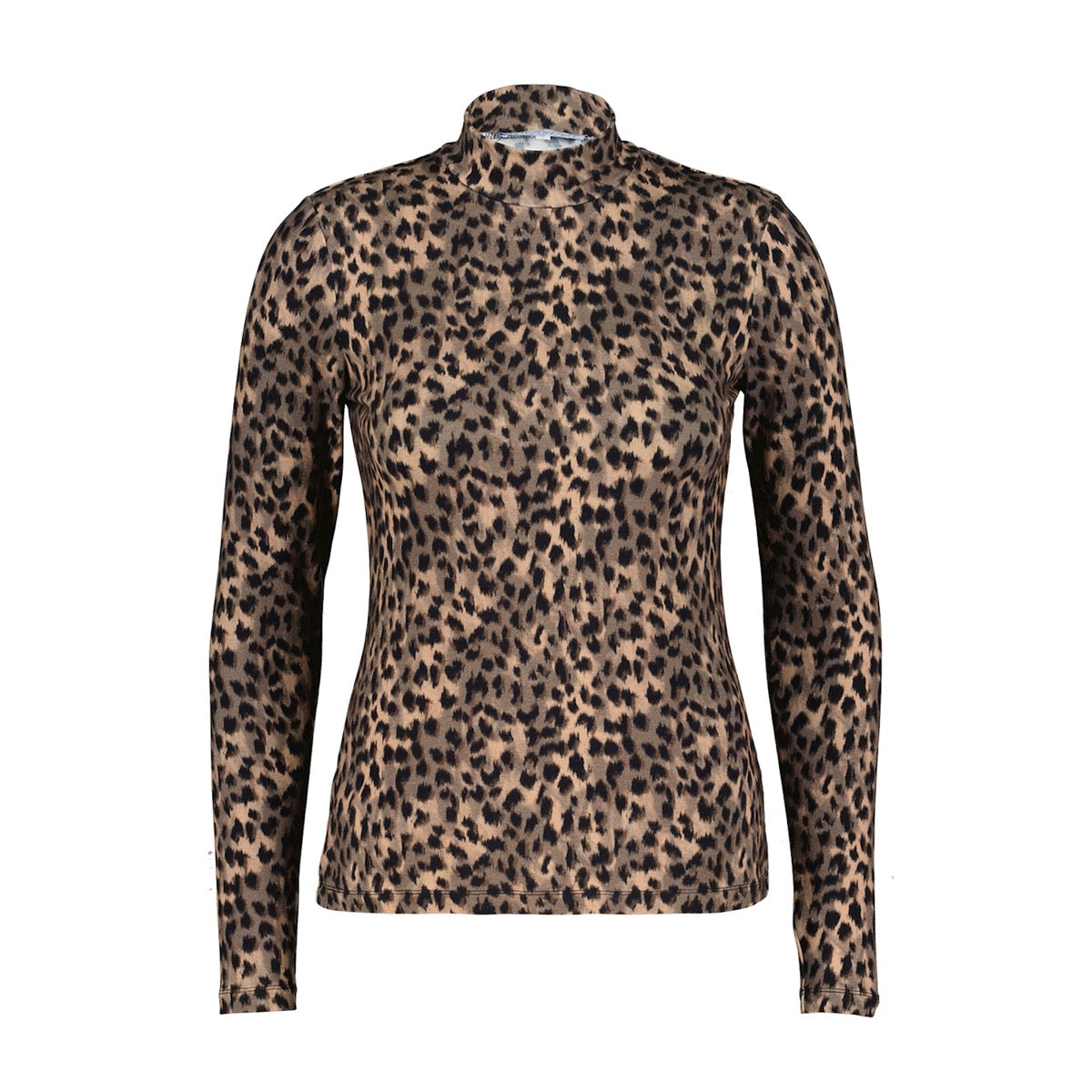 Red Button Rolinde Top 59cm Leopard Mud Brun