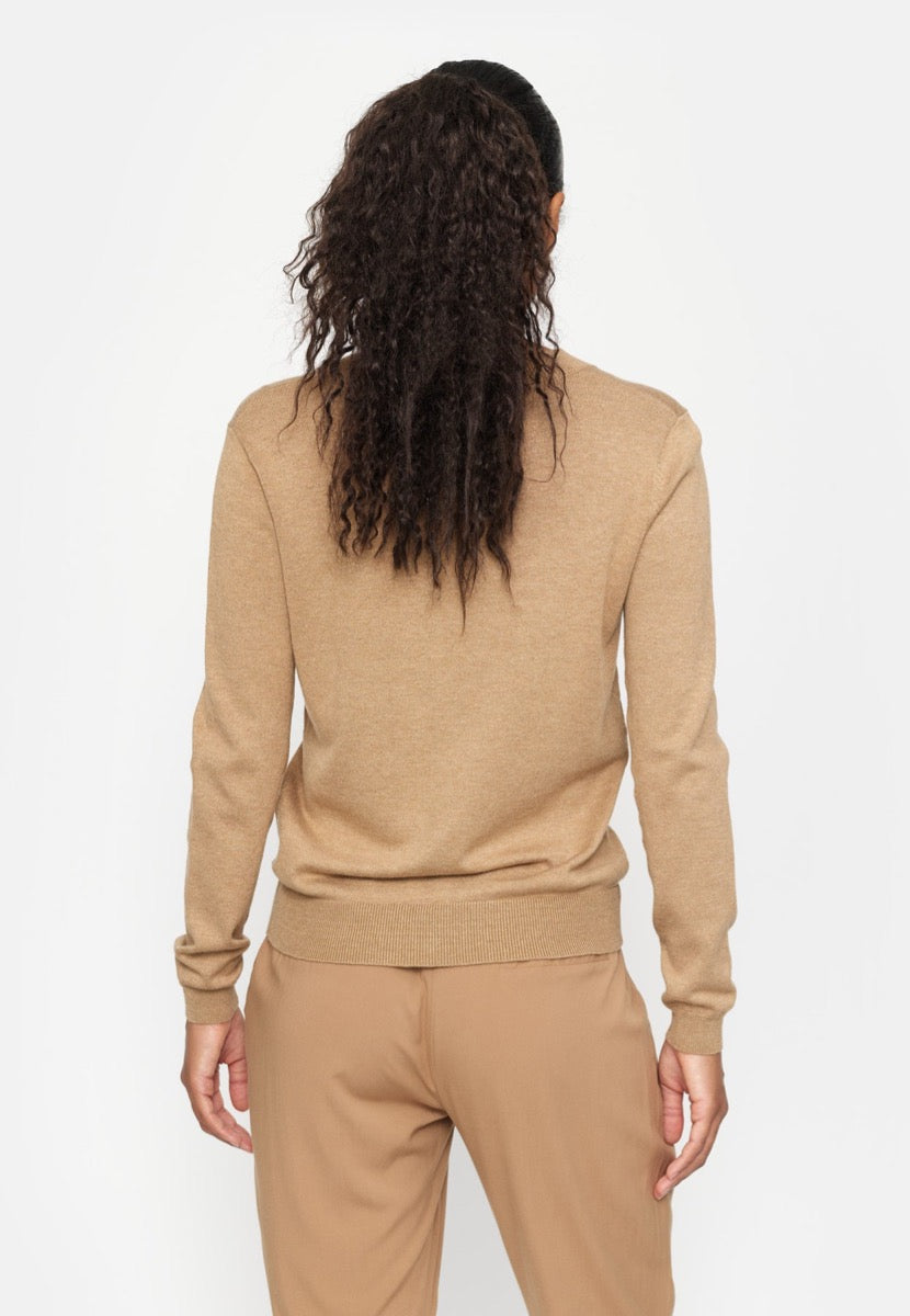 Soft Rebels Marla Strik Cardigan Tigers Eye Sand