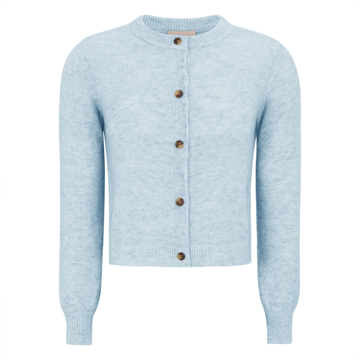 Soft Rebels Allison O Neck Cardigan Cashmere Blue