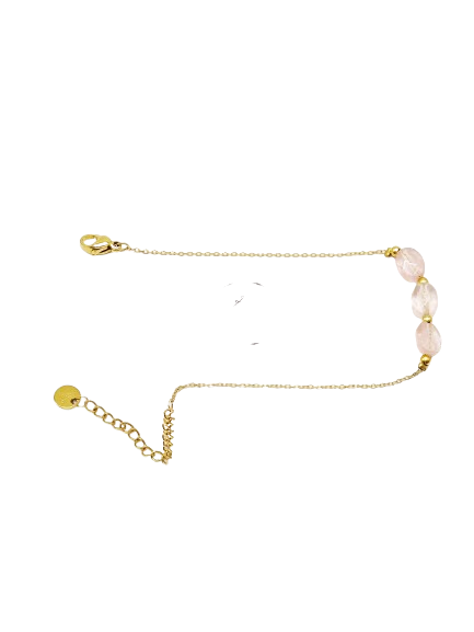 Löwenstein Armkæde Rosa Sten Guld