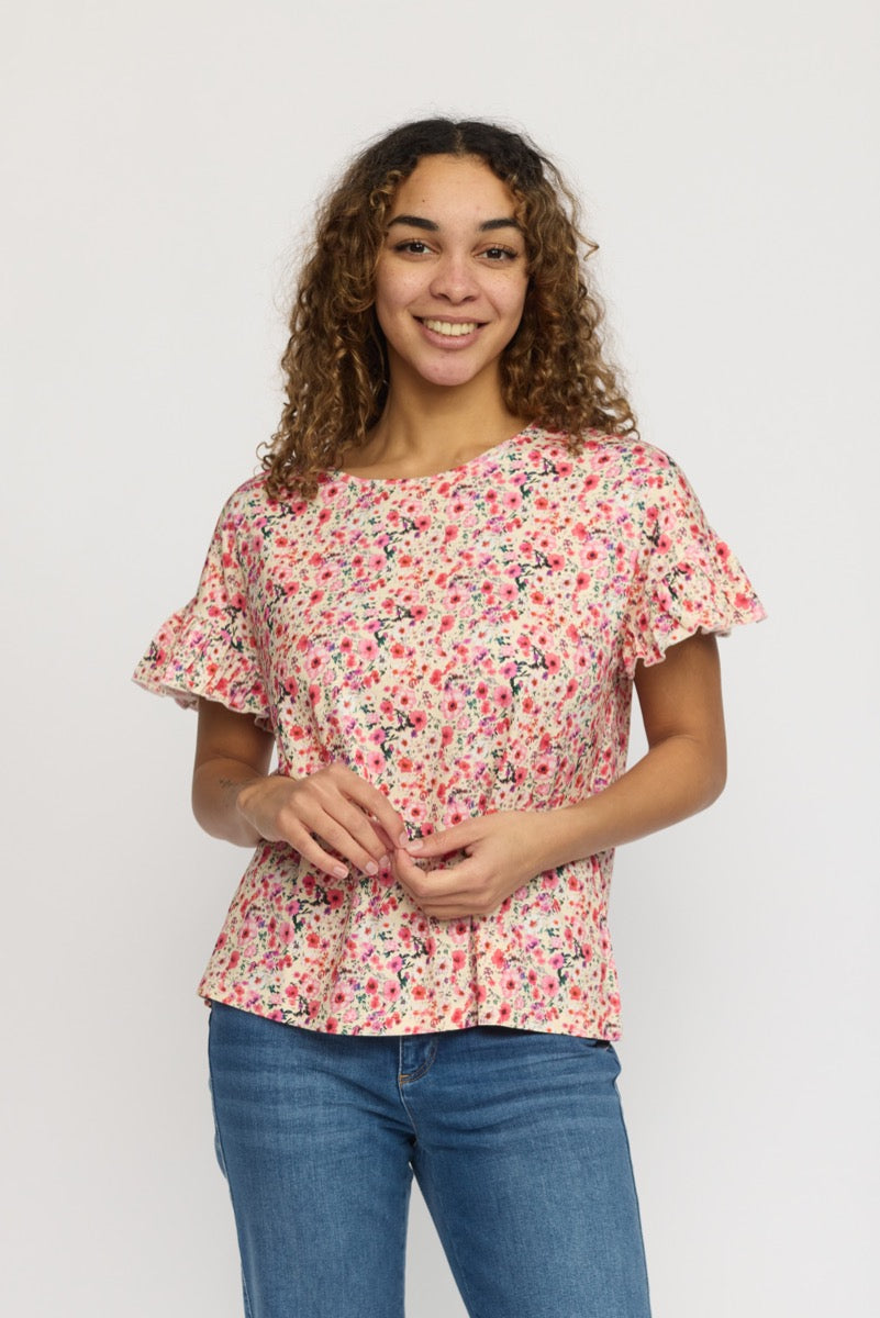 2 Biz Tulia Bluse Rose Flower