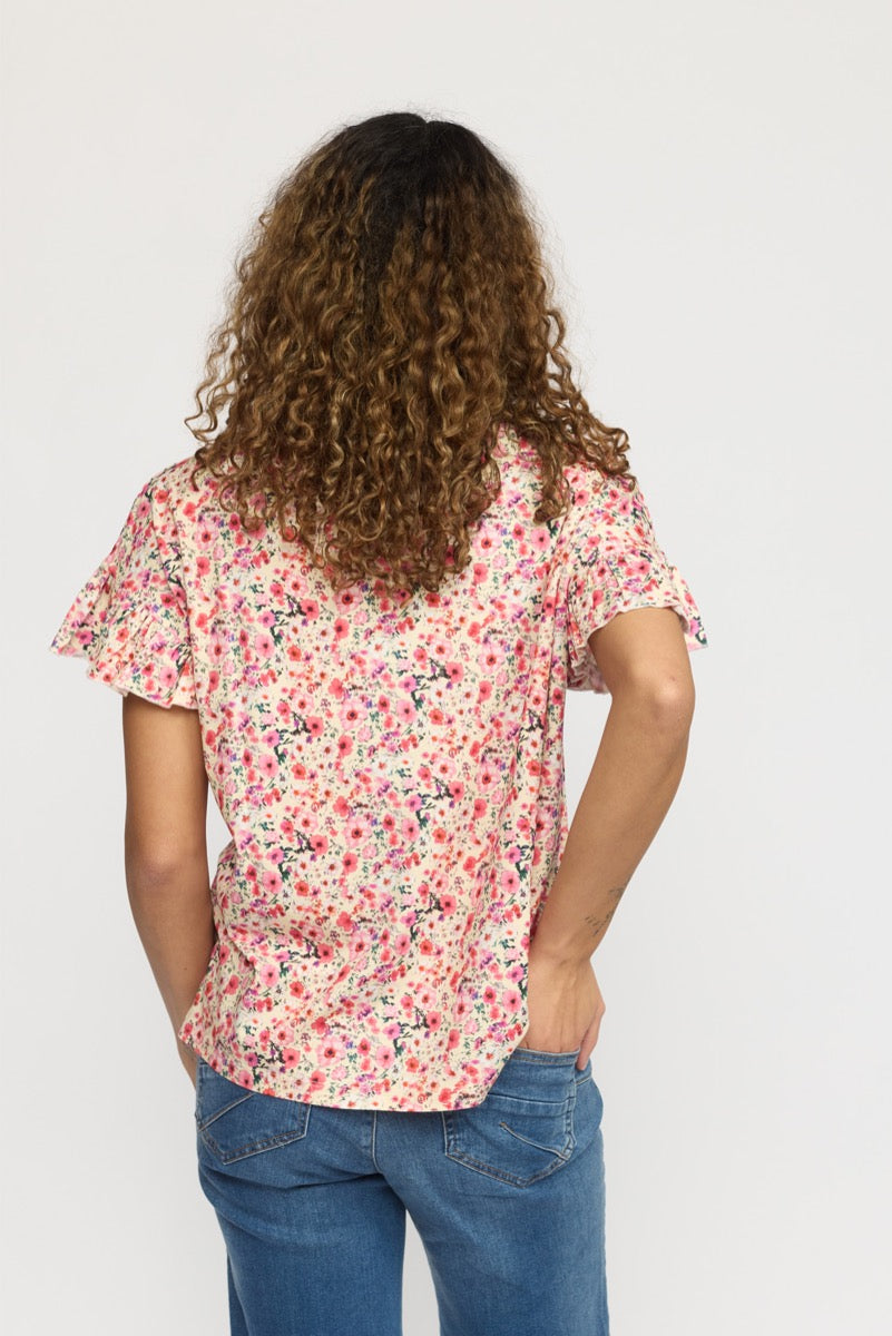 2 Biz Tulia Bluse Rose Flower