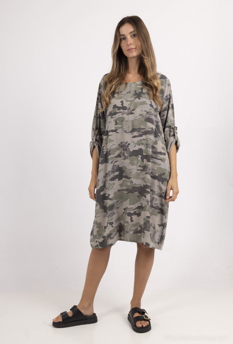 Löwenstein MOGA Tunika Camo Grå