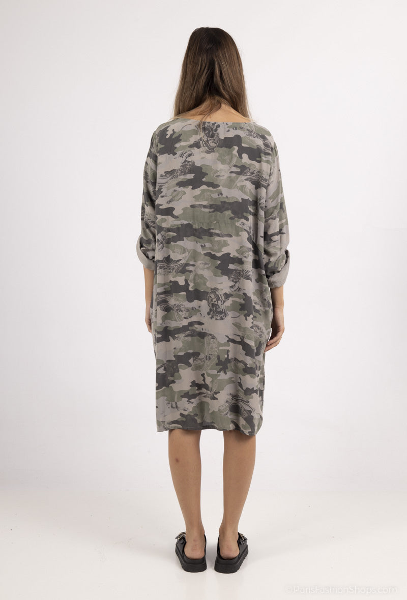 Löwenstein MOGA Tunika Camo Grå