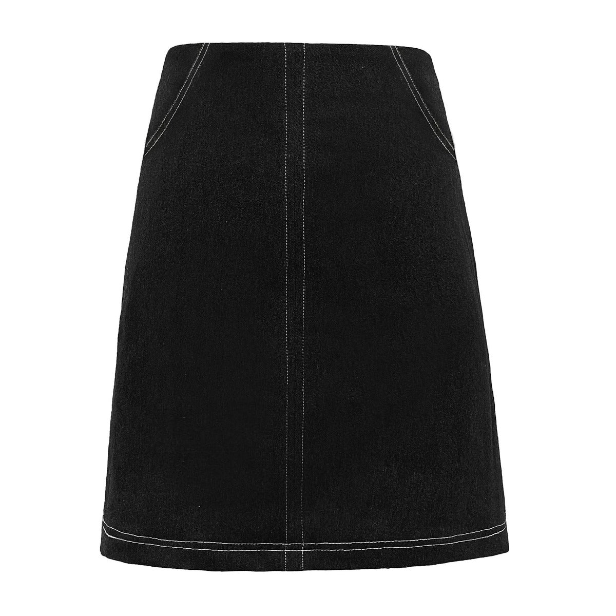 Liberte Asta Nederdel Mini Denim Sort