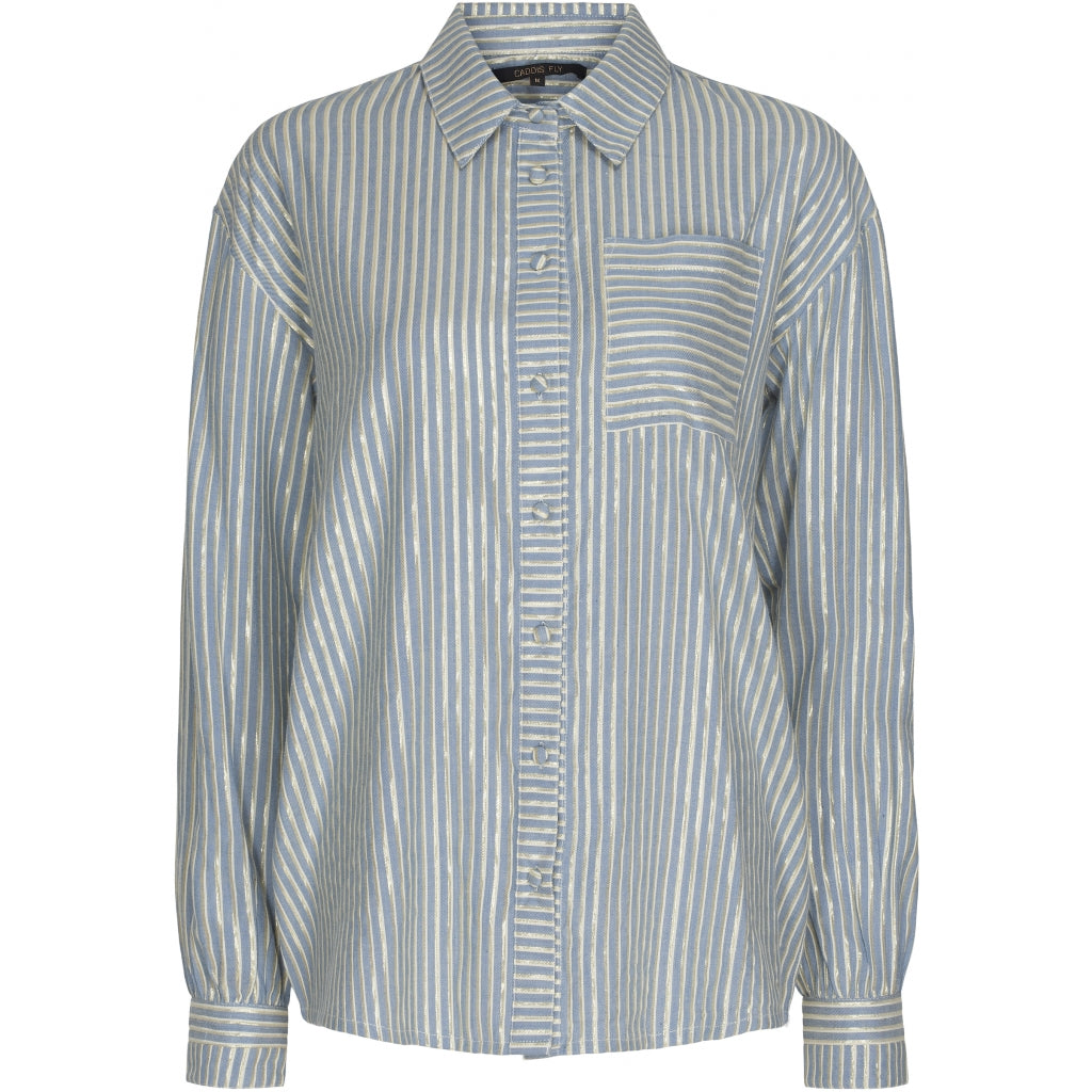Caddis Fly Stripe Shirt Off White