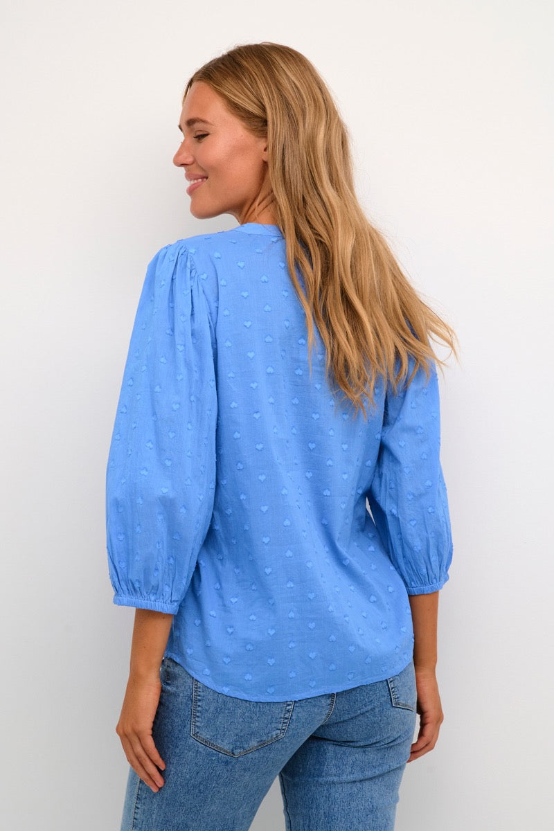 KAFFE Jollia Bluse Ultramarine Blå