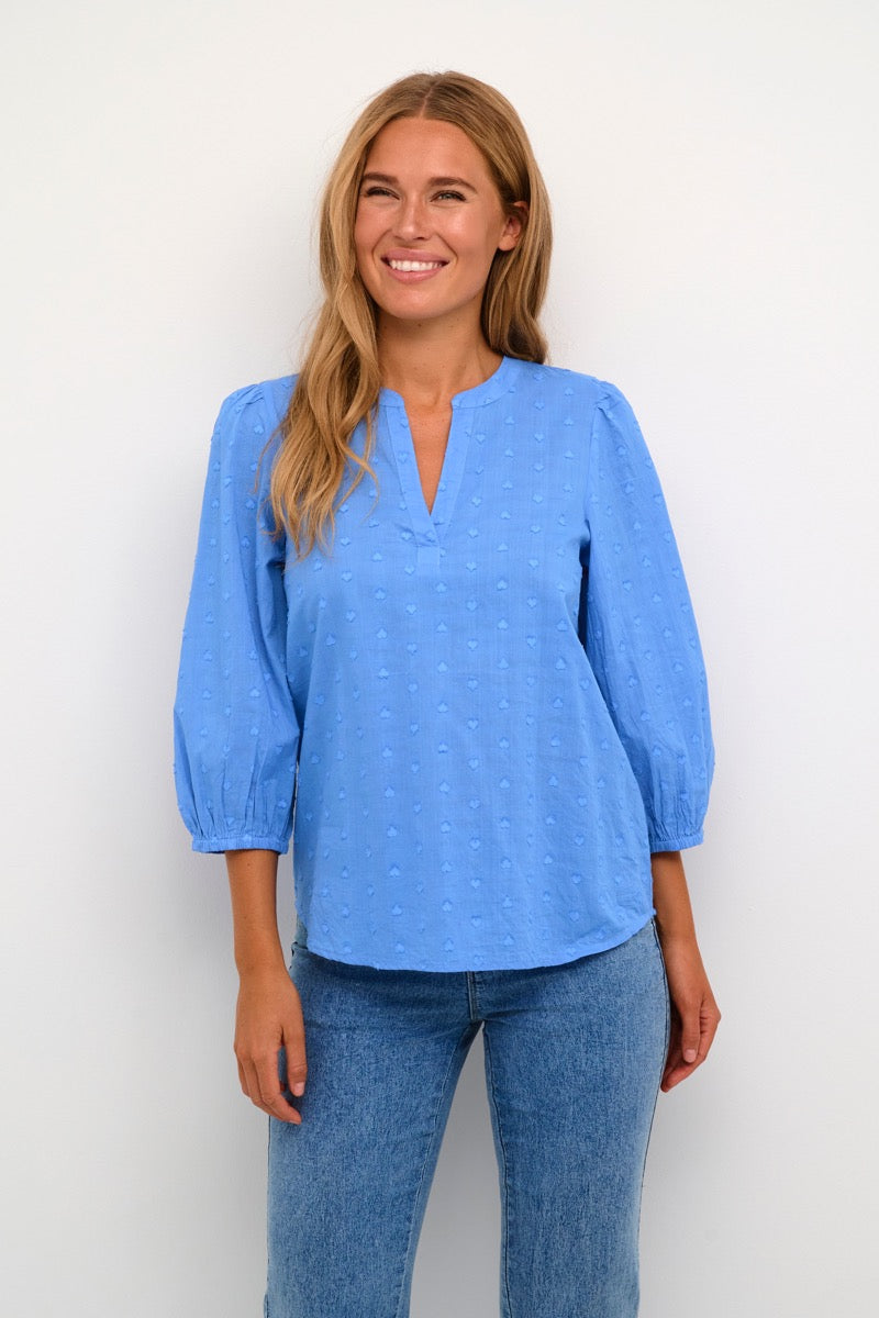 KAFFE Jollia Bluse Ultramarine Blå