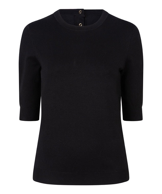ESQUALO Sweater Basic Short Sleeve Sort
